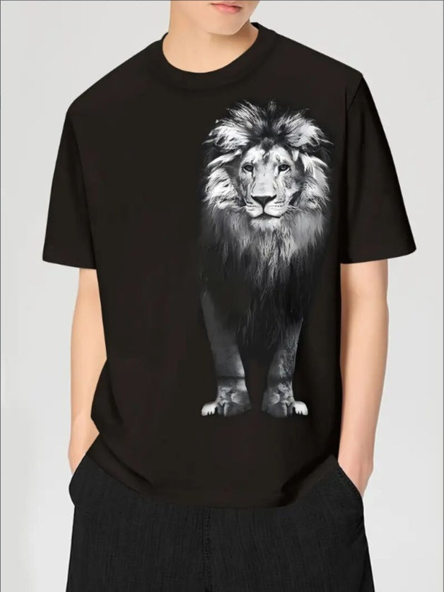Men's Graphic T-Shirt - Comfortable Short Sleeve Style for Every Occasion