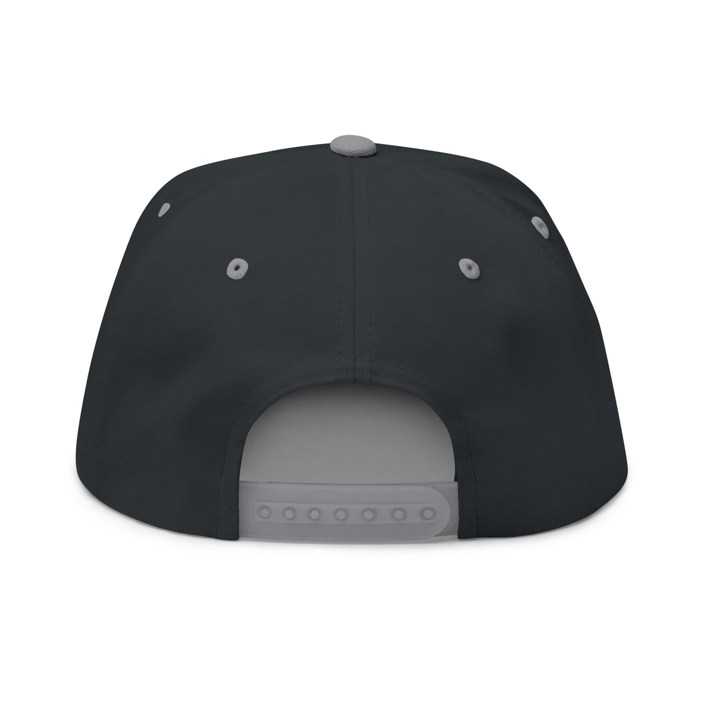 Embroidered American Flag Flat Bill Cap