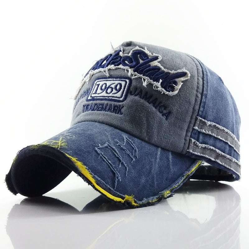 Old worn-out baseball cap 1969 letter hat