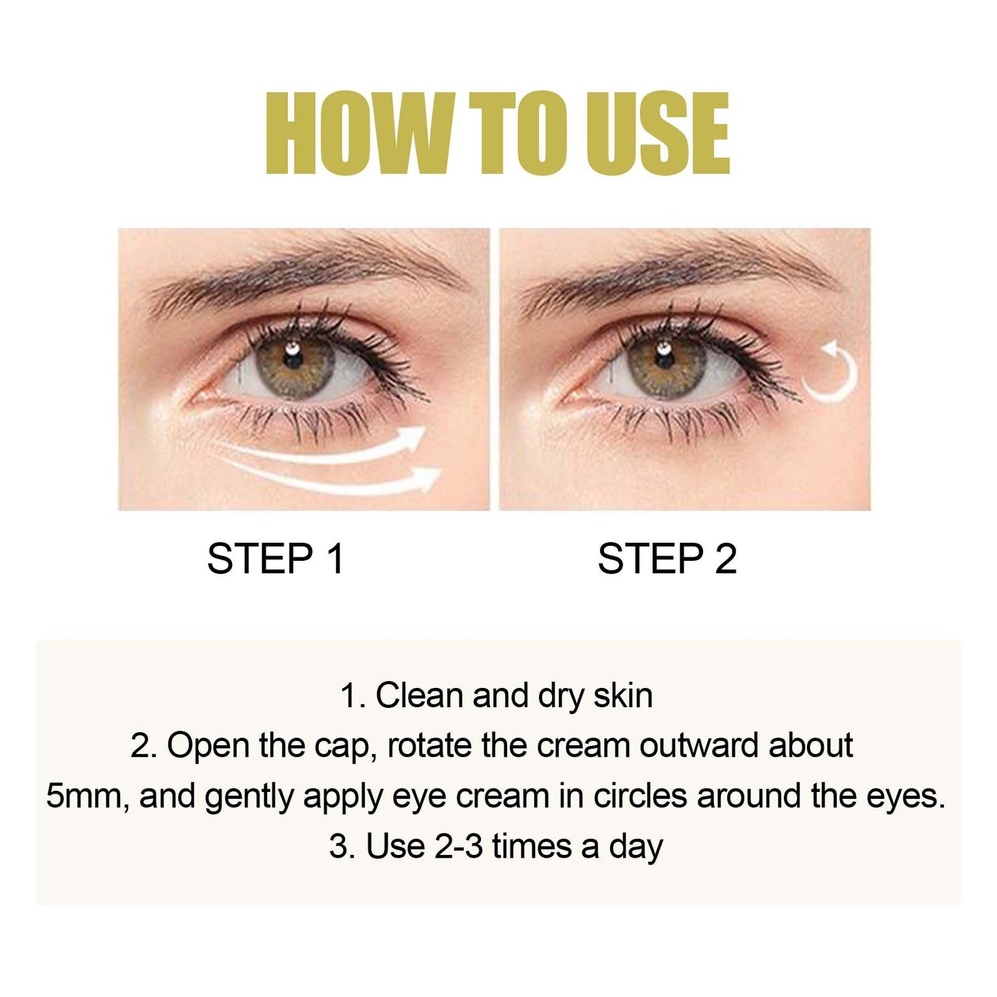 Skin Massage Lifting Moisturizing Eye Cream Care Stick