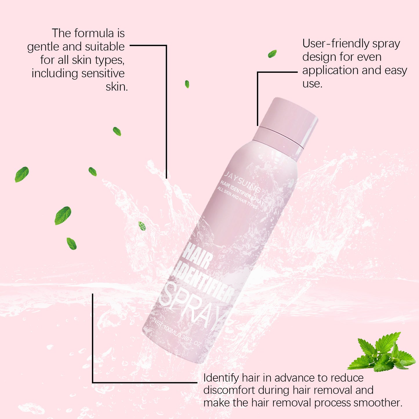 Facial Cleansing Mild Hair Removal Spray