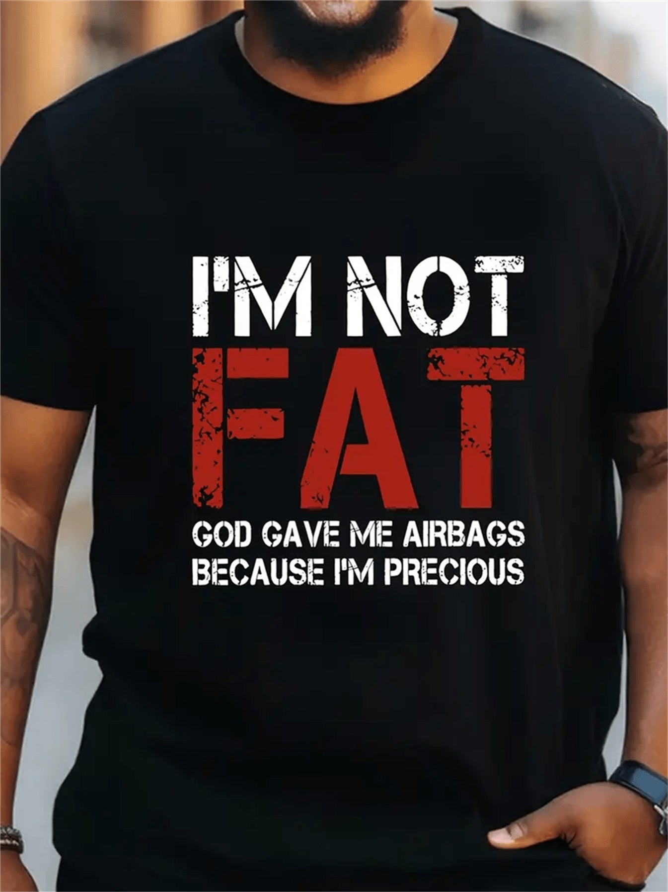 Men's Graphic T-Shirt - Stylish Patterned Summer Casual Tee