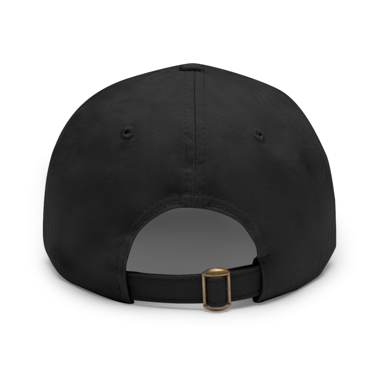 Patriotic Pledge Hat with Leather Patch - American Flag Cap