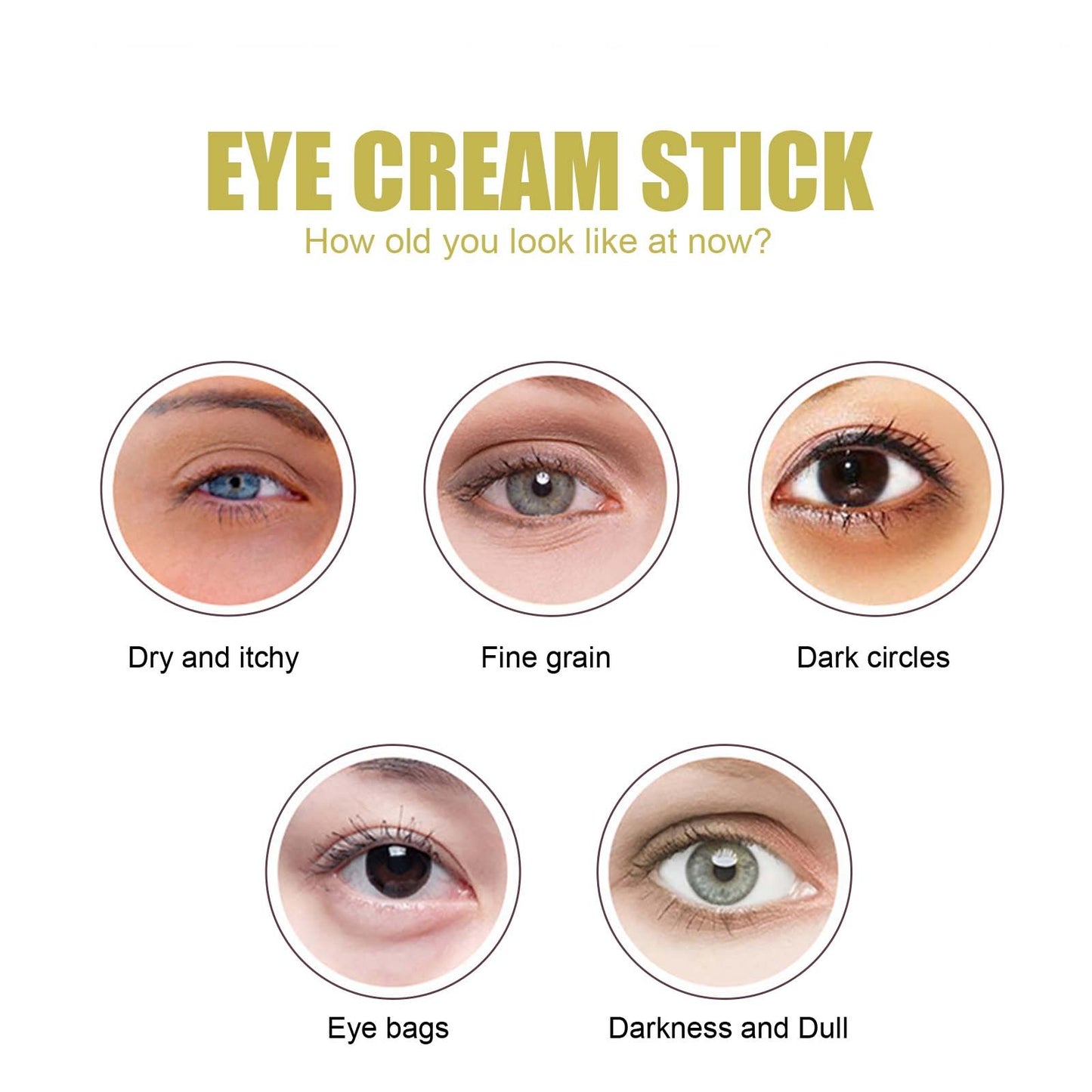 Skin Massage Lifting Moisturizing Eye Cream Care Stick