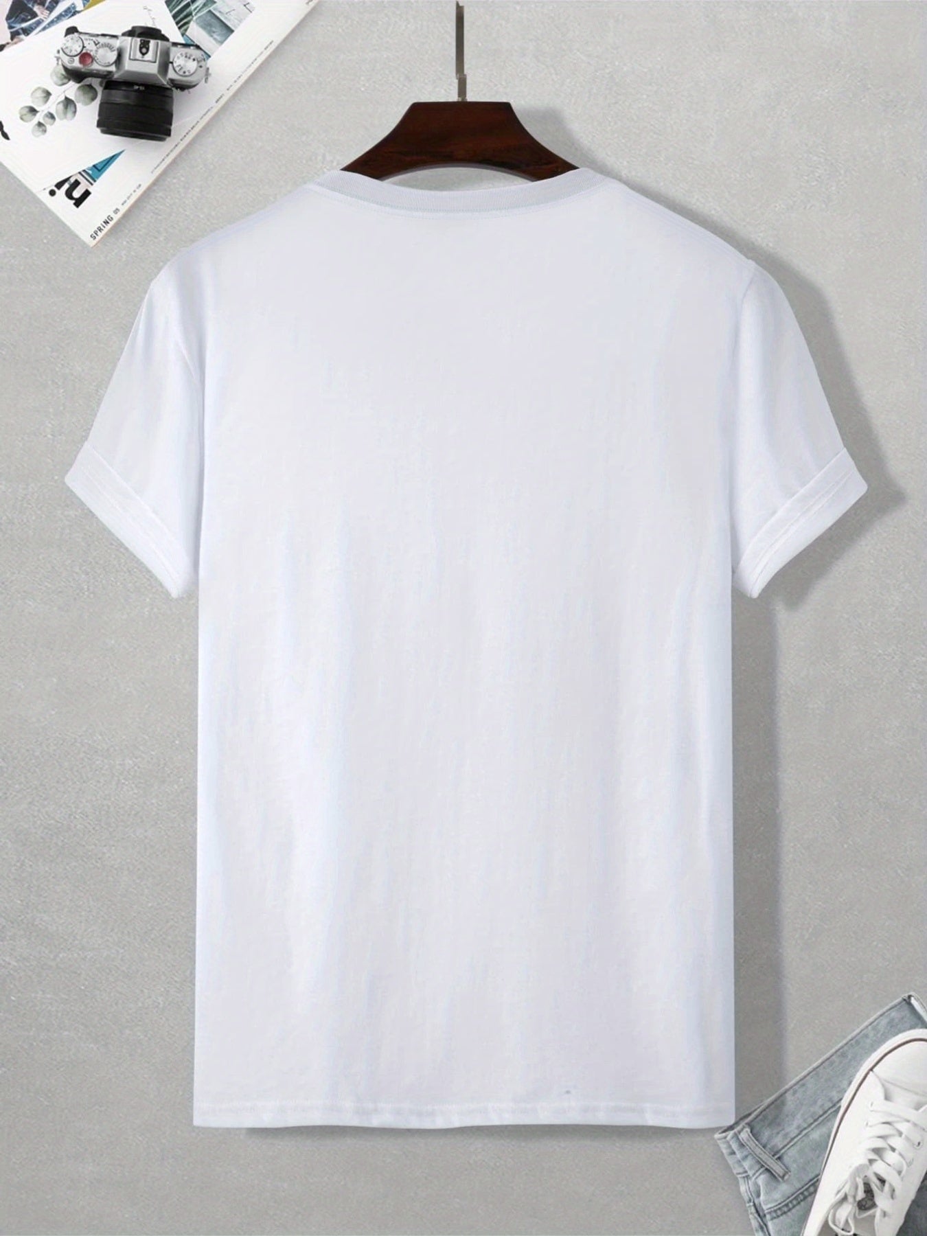 Men's Graphic T-Shirt - Retro RESPECT Patterned Summer Tee