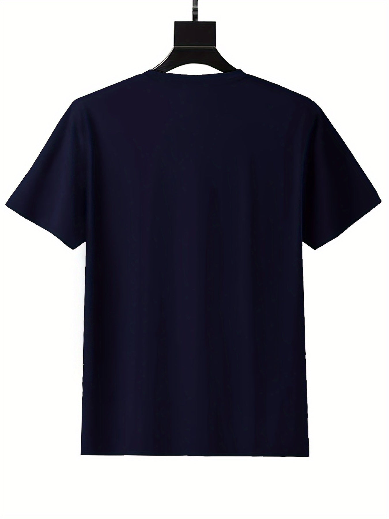 Round Neck Printed T-shirt Casual Short Sleeved Top For Spring And Summer, Personalized And Comfortable For Both Men And Women