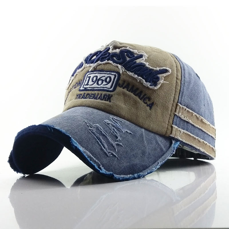 Old worn-out baseball cap 1969 letter hat