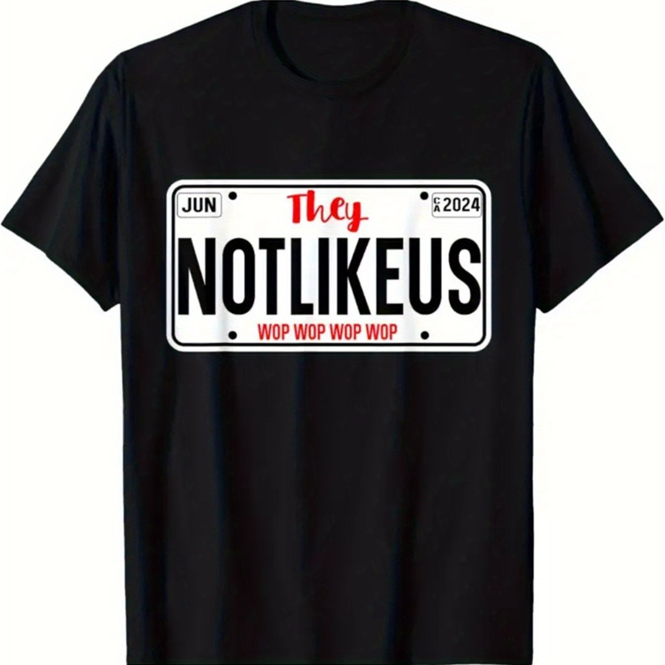 Men's Graphic T-Shirt - Extra Large Retro Letter Print Casual Tee