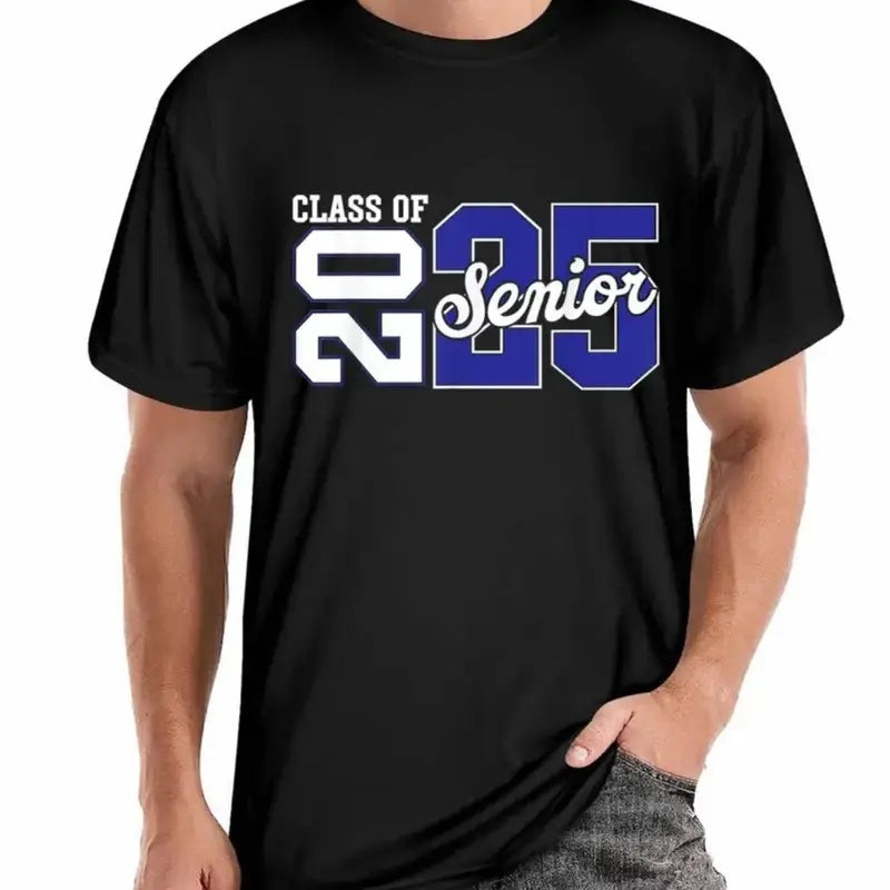 Men's Graphic T-Shirt - Stylish Short Sleeve Top in Various Sizes