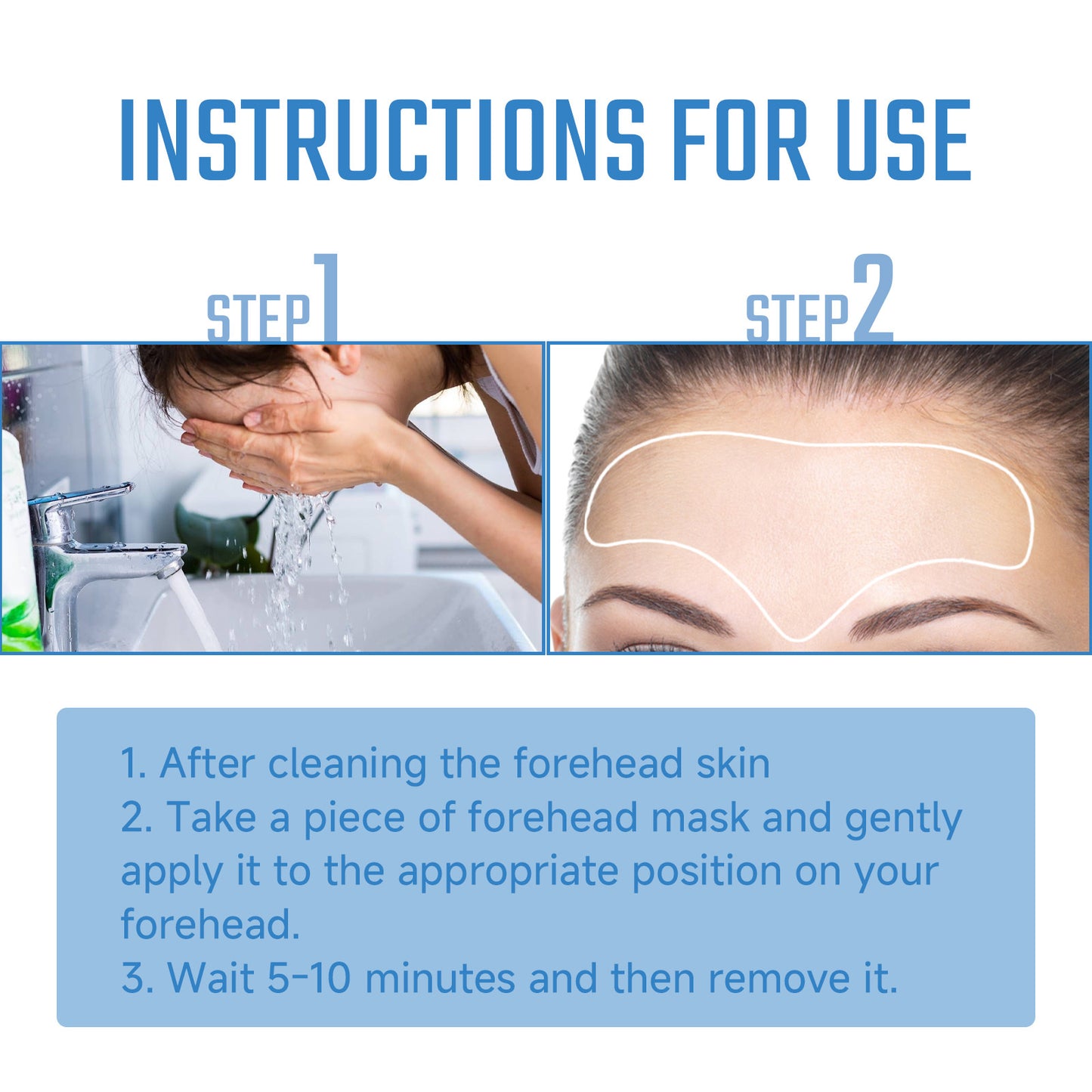 Moisturizing And Moisturizing Care Eye Mask For The Skin Around The Eyes