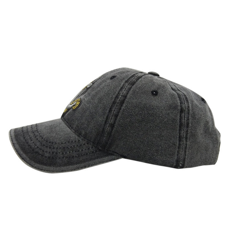 Miss Men's Washed Retro Casual Peaked