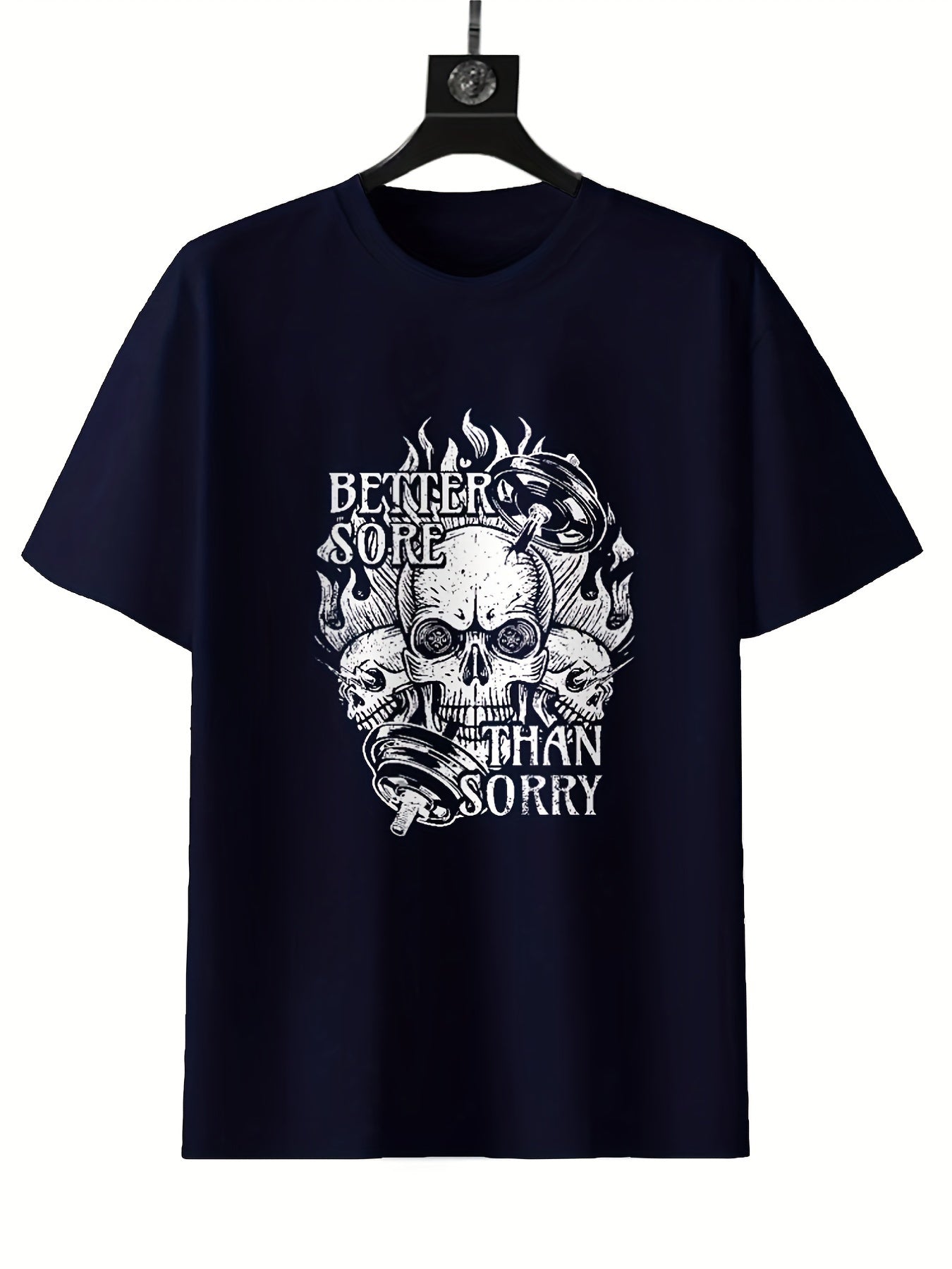 Round Neck Printed T-shirt Casual Short Sleeved Top For Spring And Summer, Personalized And Comfortable For Both Men And Women