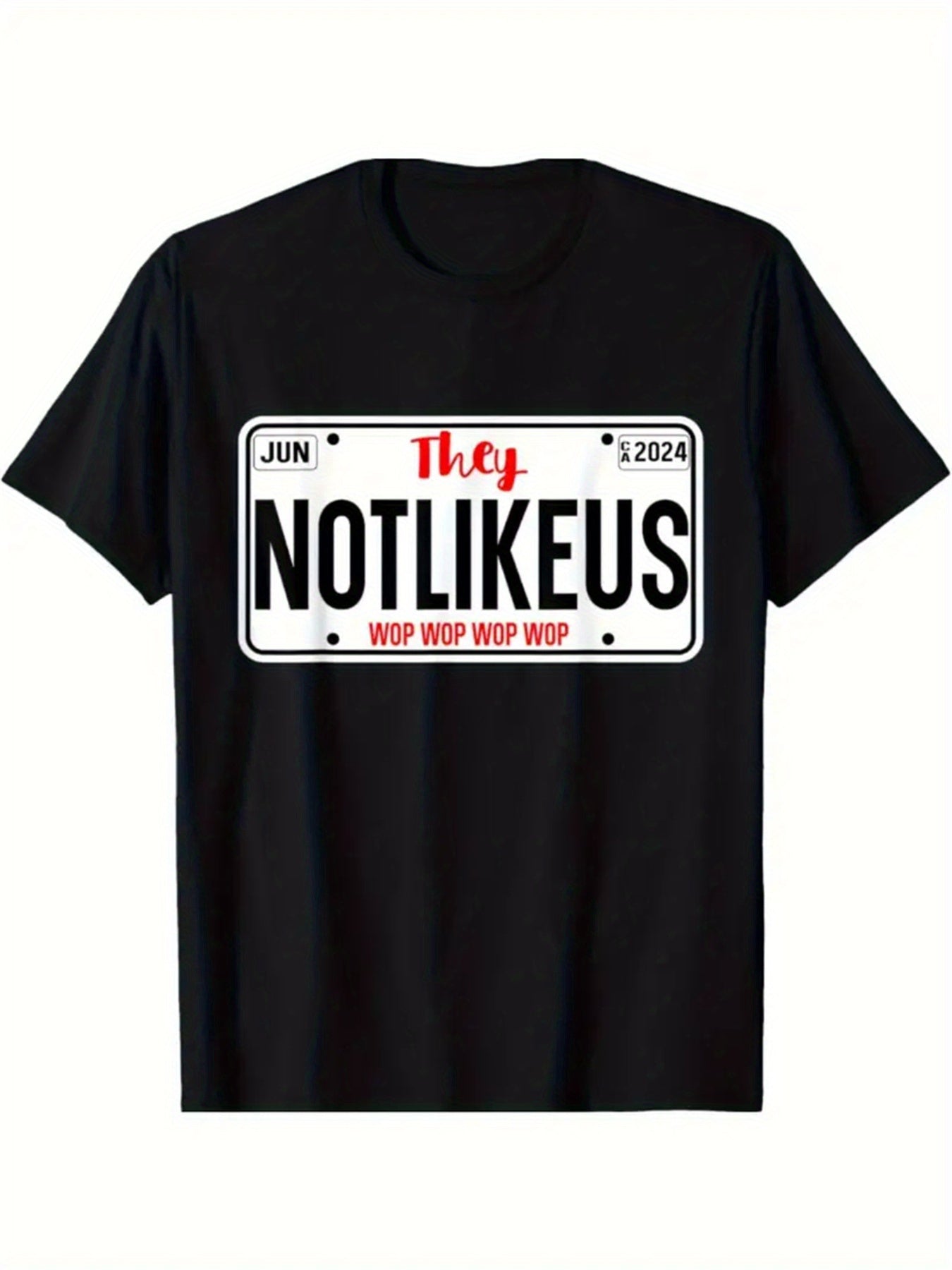 Men's Graphic T-Shirt - Extra Large Retro Letter Print Casual Tee