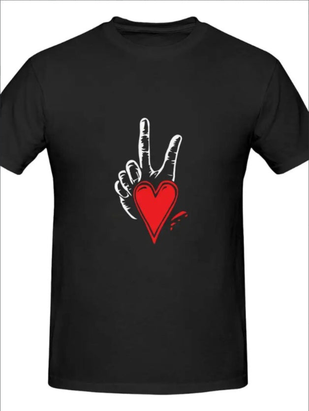 Love Valentine'S Day T-Shirt, Couple T-Shirt, Couple Christmas, Fashion Casual T-Shirt, Short-Sleeved T-Shirt