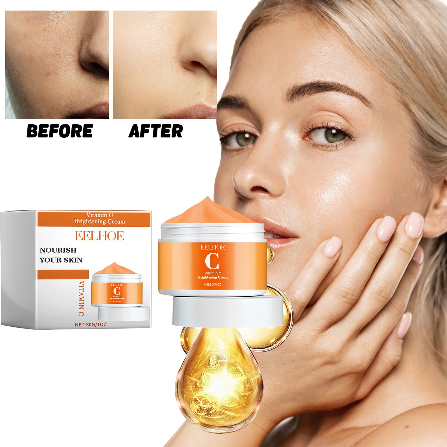 Moisturizing And Brightening Vitamin C Moisturizing Face Cream