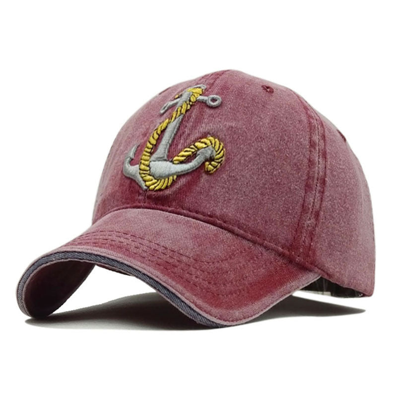 Miss Men's Washed Retro Casual Peaked