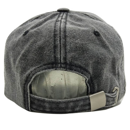 Miss Men's Washed Retro Casual Peaked