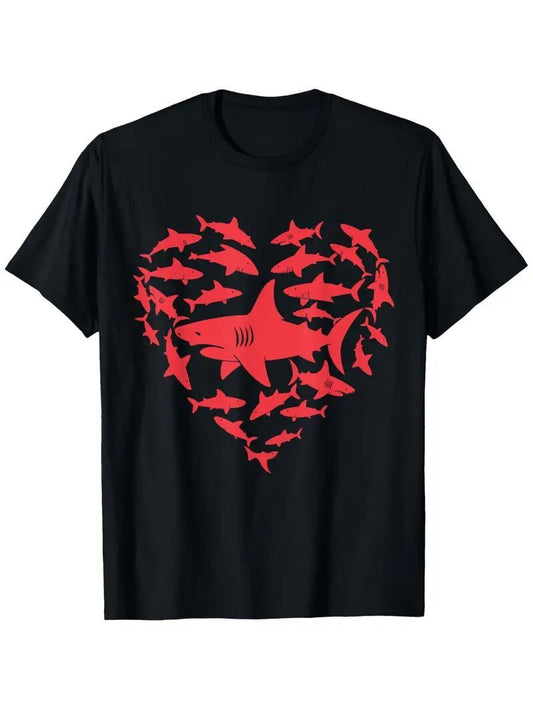Women's Graphic T-Shirt: Stylish Black Printed Short Sleeve Top