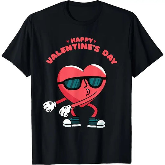 Love Valentine'S Day T-Shirt,   Couple T-Shirt, Couple Christmas, Fashion Casual T-Shirt, Short-Sleeved T-Shirt