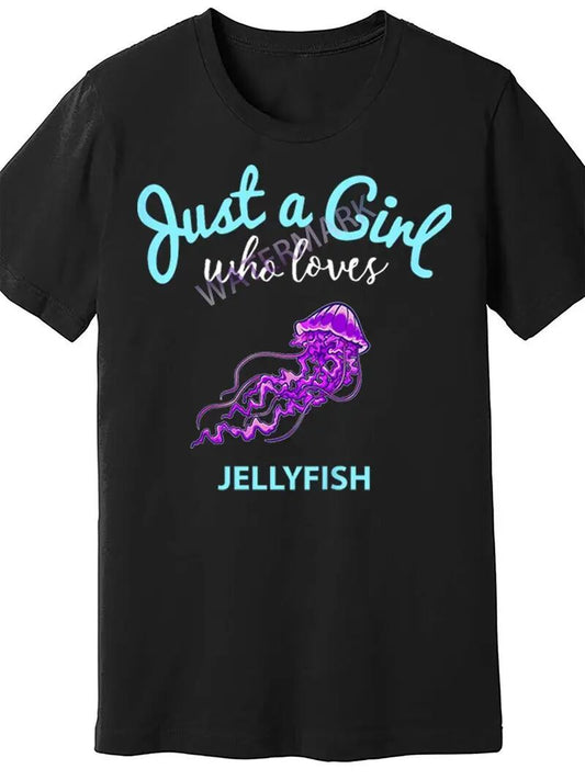 Women's Graphic T-Shirt - Stylish Black Short Sleeved Top