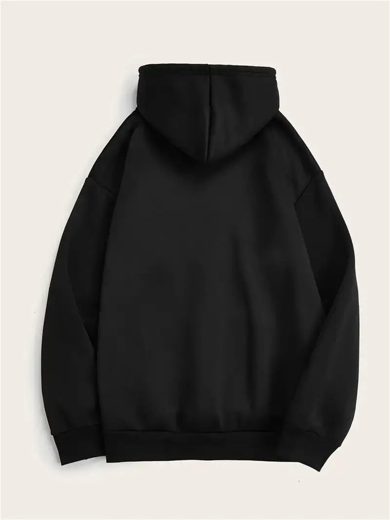 Lavender Flower Print Hoodie With Kangaroo Pockets - Women's Casual Long Sleeve Sweatshirt