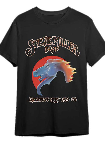 Men's Graphic T-Shirt - Retro Printed Short Sleeve Casual Top