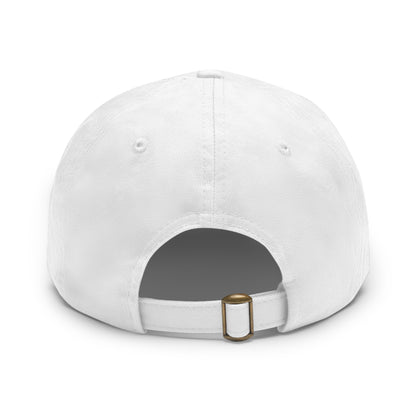 Patriotic Pledge Hat with Leather Patch - American Flag Cap