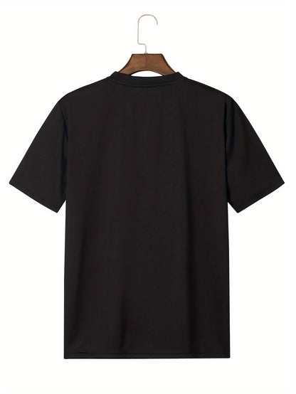 Men's Graphic T-Shirt - Retro Printed Short Sleeve Casual Top