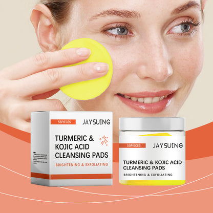 Gentle Cleansing Of Facial Skin Pores, Fading Acne Spots, And Cleansing Pad
