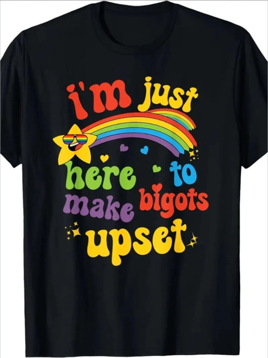 Graphic T-Shirt Printed Short Sleeves