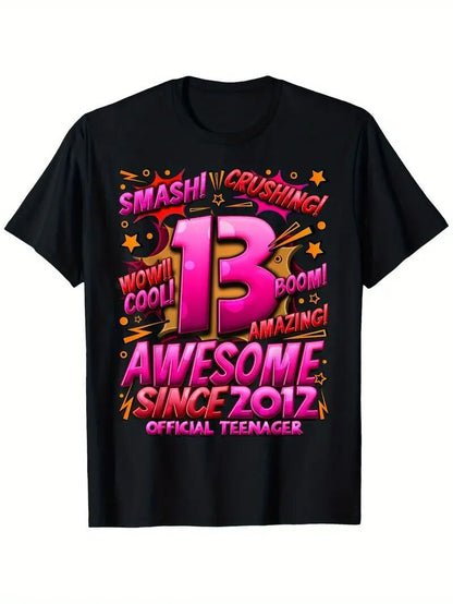 Women's Graphic T-Shirt - Stylish Black Printed Short Sleeve Top