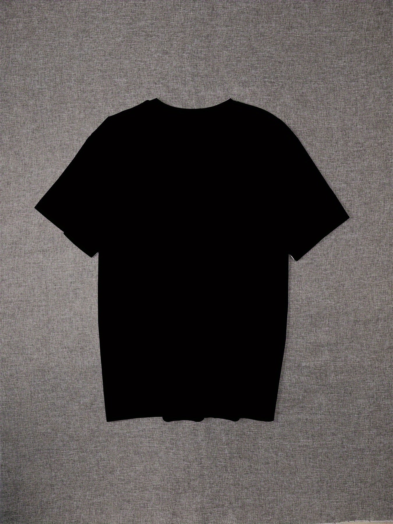 Men's Graphic T-Shirt - Versatile Retro Casual Short Sleeved Top