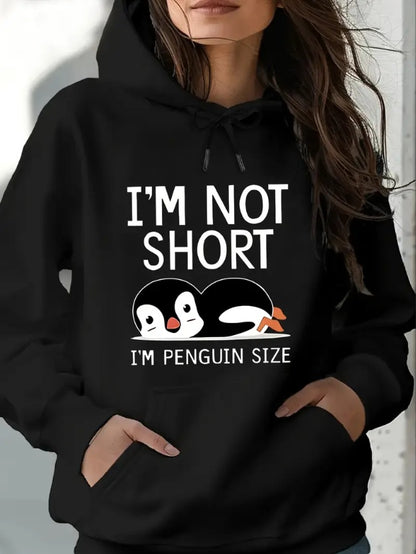 Women's Long Sleeved Casual Printed Hoodie