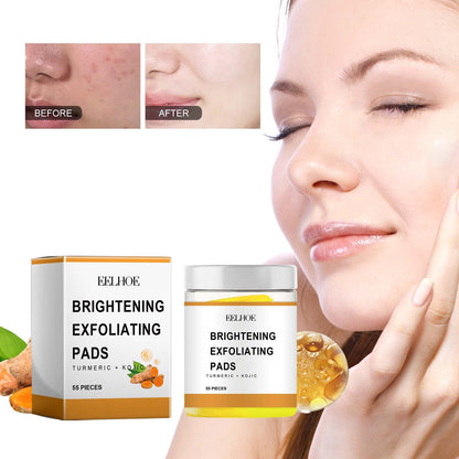 Gentle Exfoliating Turmeric Quercetin Cleaning Pad