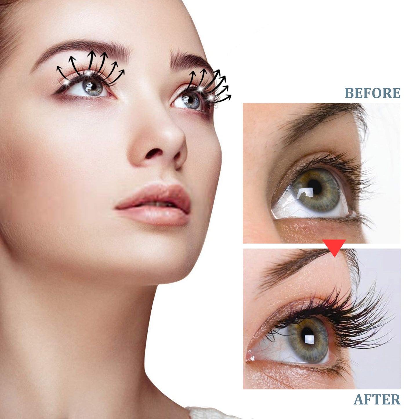 Black And Curly Moisturizing And Traceless Eyelash Extensions