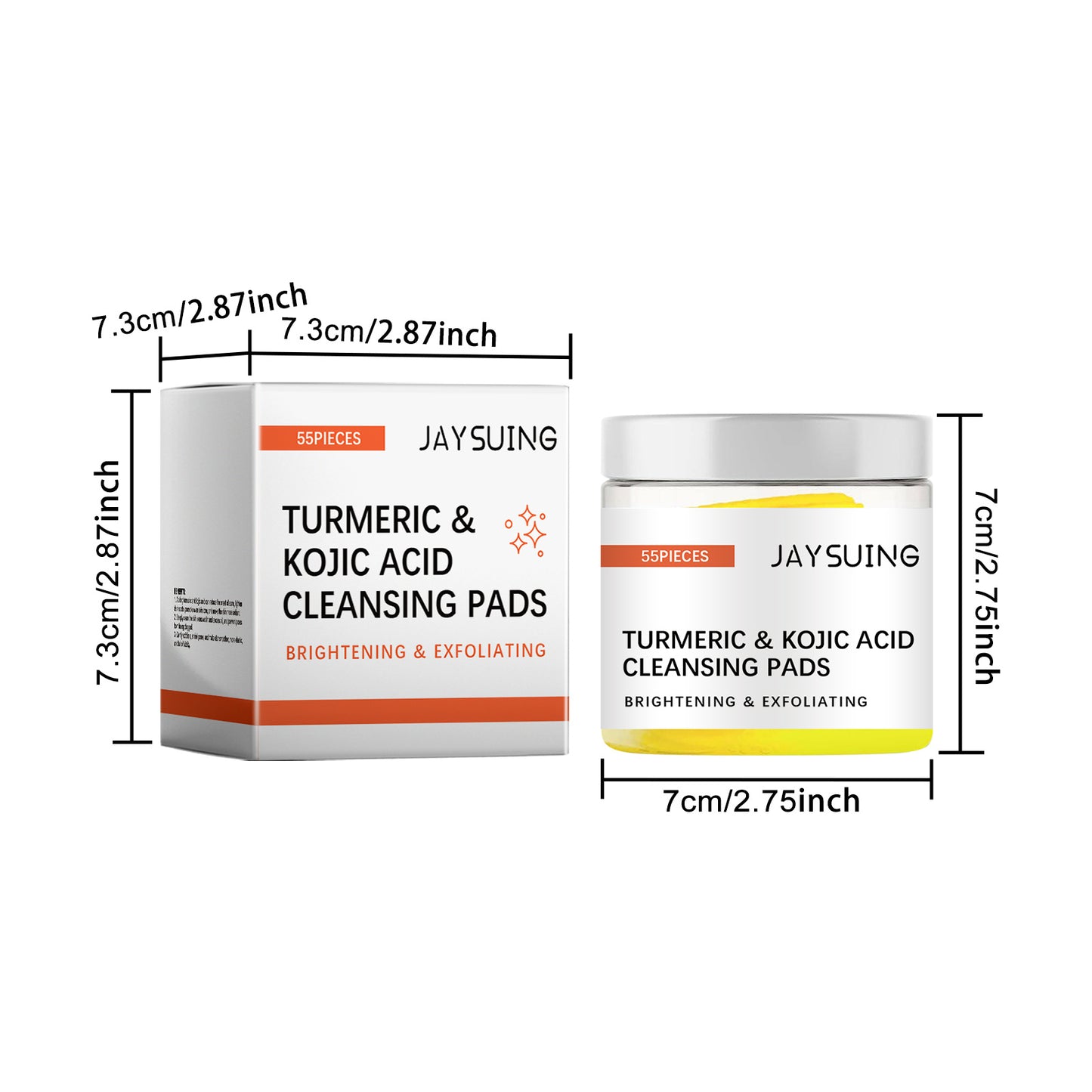 Gentle Cleansing Of Facial Skin Pores, Fading Acne Spots, And Cleansing Pad