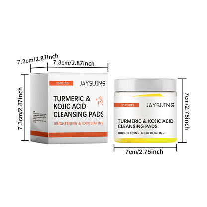 Gentle Cleansing Of Facial Skin Pores, Fading Acne Spots, And Cleansing Pad